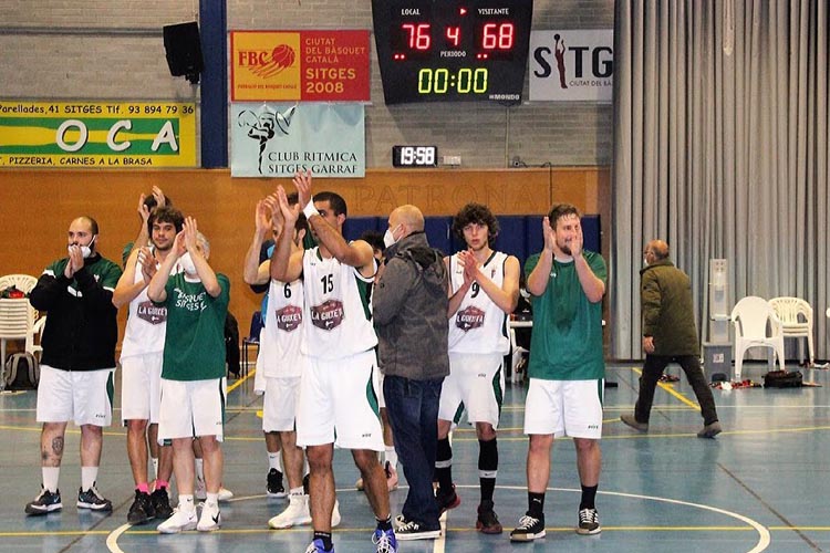 Bàsquet Sitges “B” 72 Bàsquet Sant Sadurní 40