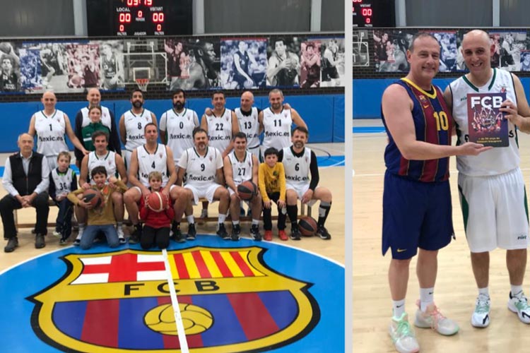 Bon partit dels Veterans del Bàsquet Sitges-Flexic.es el disputat contra els Veterans del F.C. Barcelona en les instal·lacions de la Ciutat Esportiva Joan Gamper, de Sant Joan Despí. Tot i la diferència de punts reflectida en el marcador final (68-44), els sitgetans van plasmar en alguns instants del partit un joc fluid tant en atac com en defensa. L'equip demostra d'aquesta manera que segueix creixent i consolidant el seu joc després de 5 mesos d'entrenament i d'alguns partits amistosos.